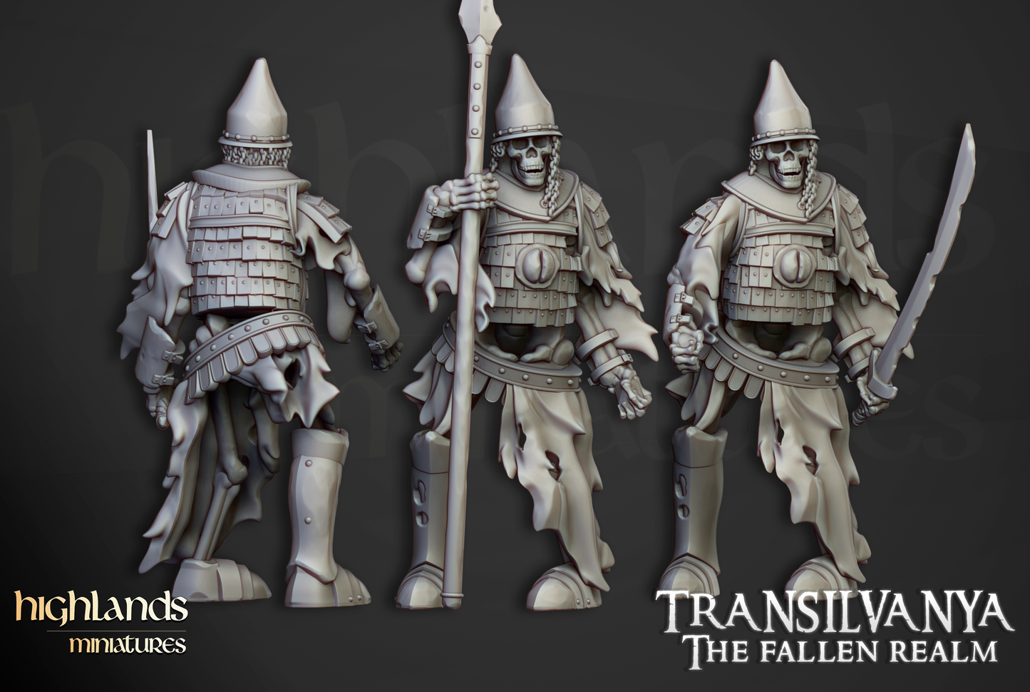 Skeleton Boyar Guards with Swords - Transilvanya - The Fallen Realm