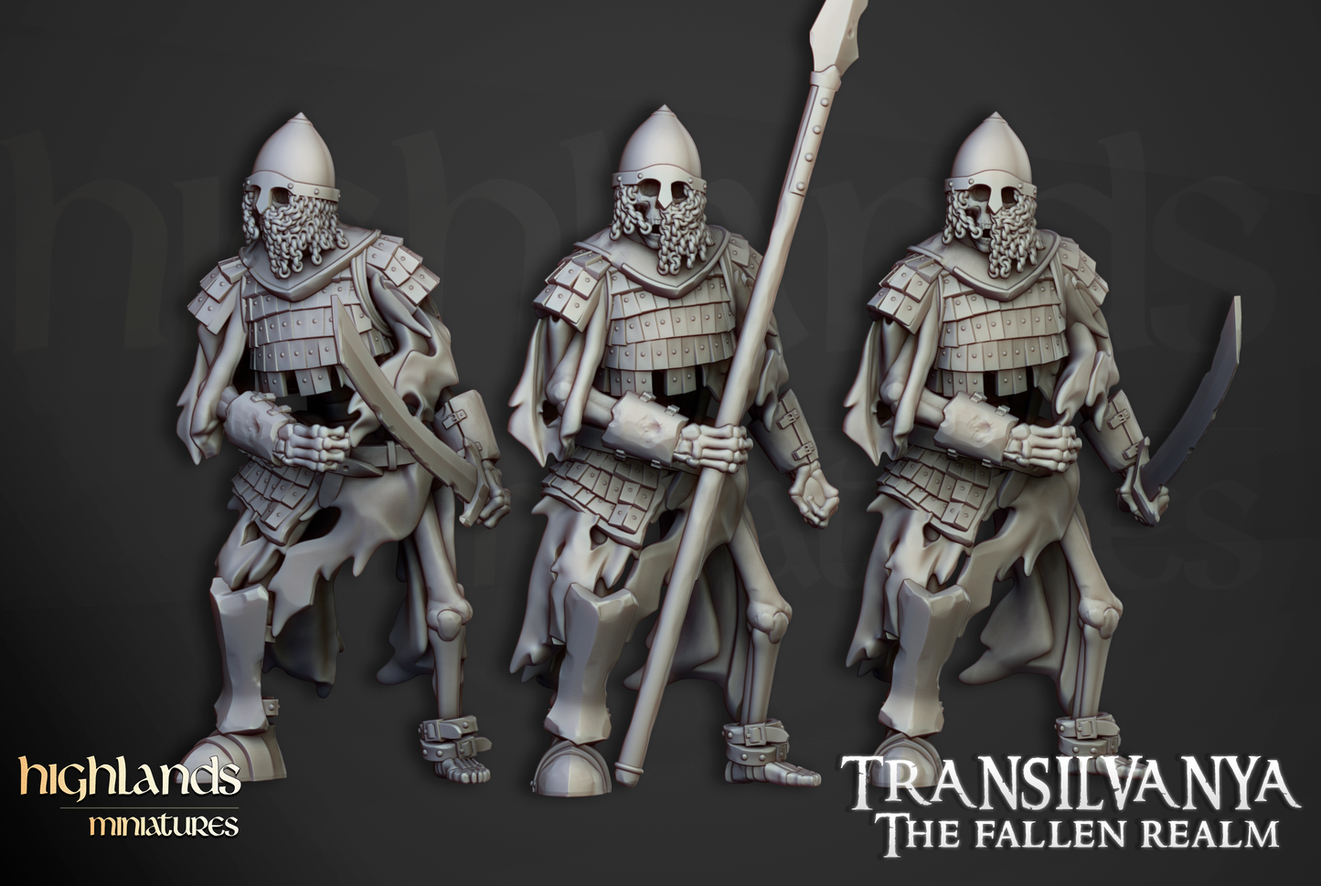 Skeleton Boyar Guards with Swords - Transilvanya - The Fallen Realm