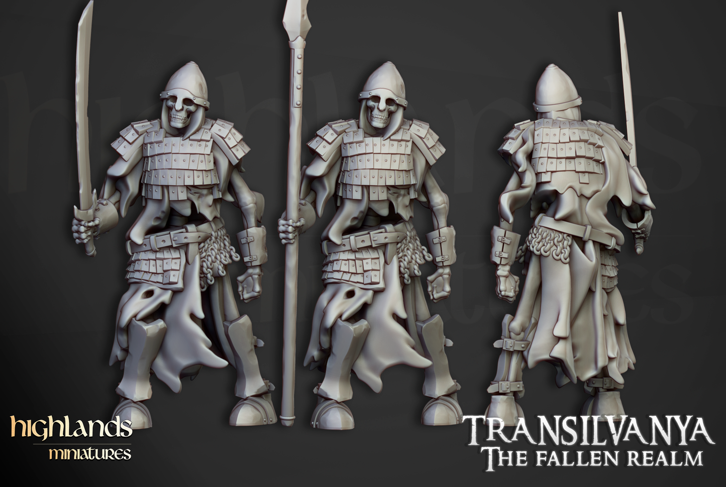 Skeleton Boyar Guards with Swords - Transilvanya - The Fallen Realm