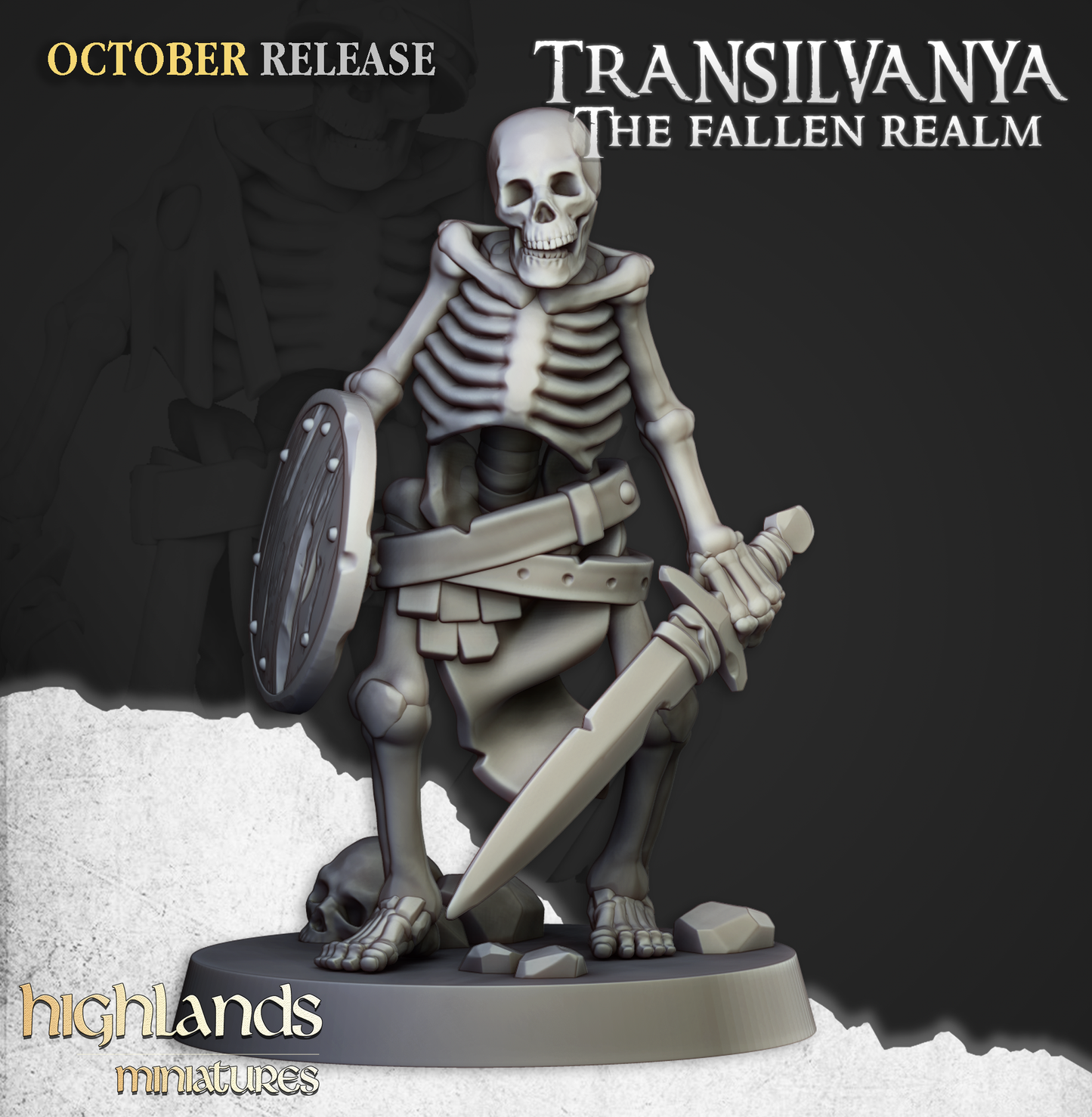 Skeleton Warriors with Swords - Transilvanya - The Fallen Realm