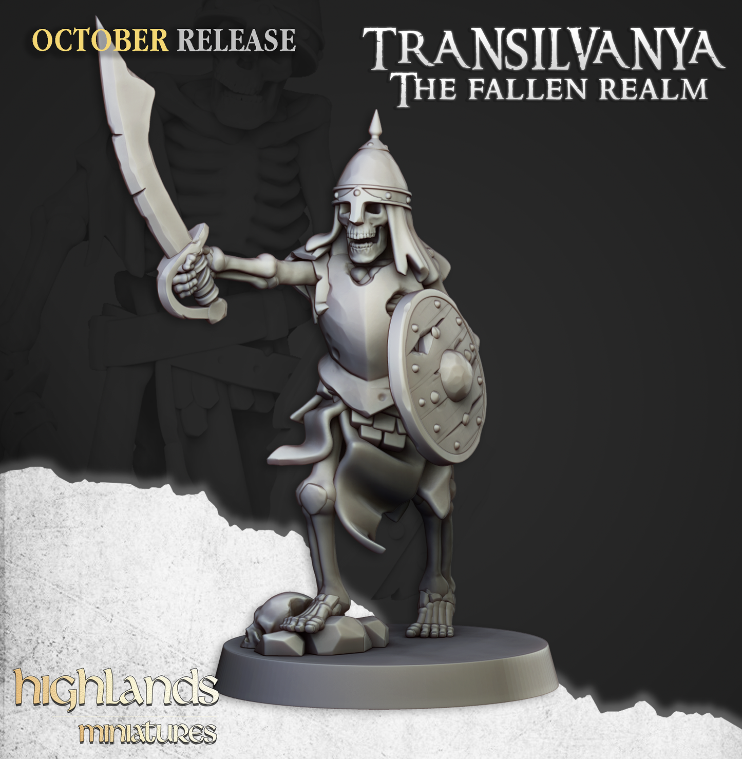 Skeleton Warriors with Swords - Transilvanya - The Fallen Realm