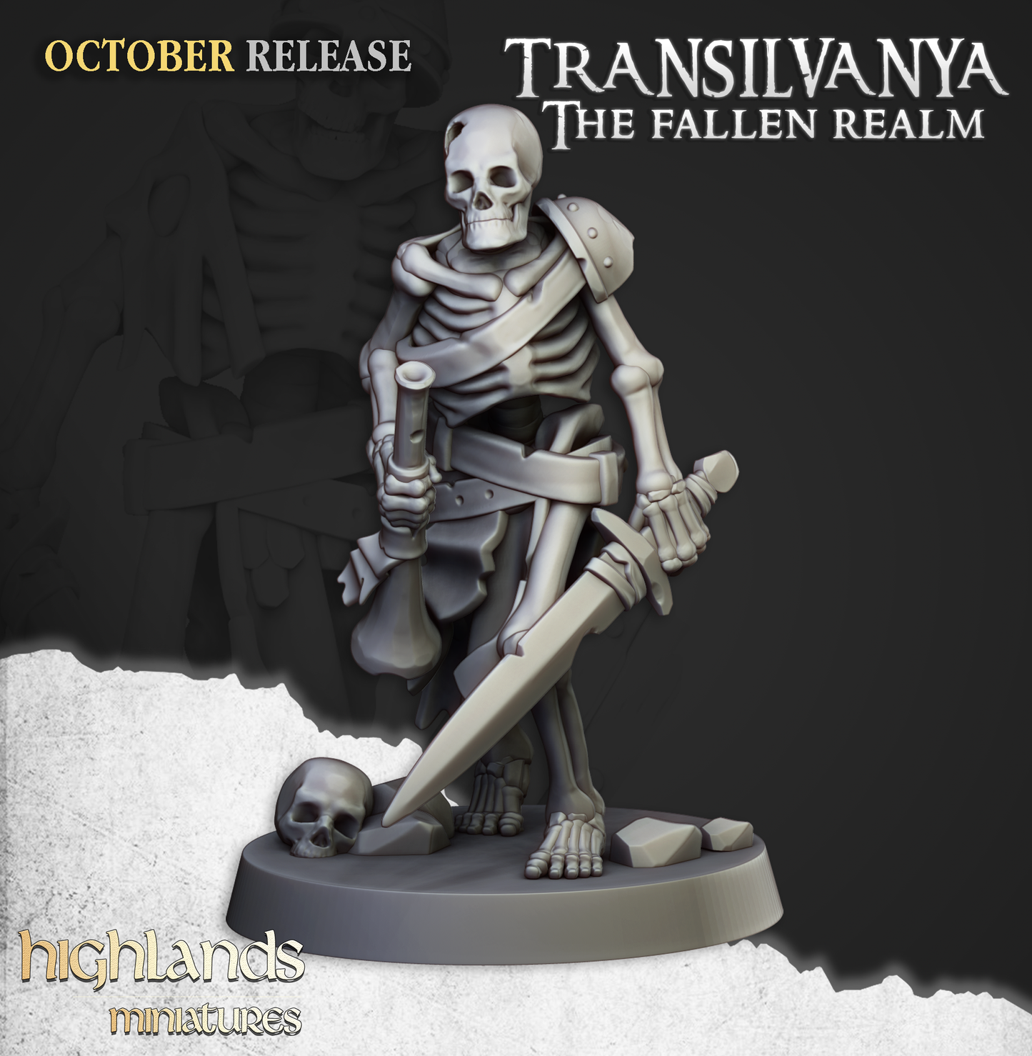 Skeleton Warriors with Swords - Transilvanya - The Fallen Realm