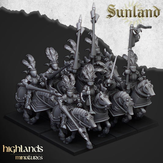 Sunland Cavalry Knights on Horses - Sunland (new sculpt)