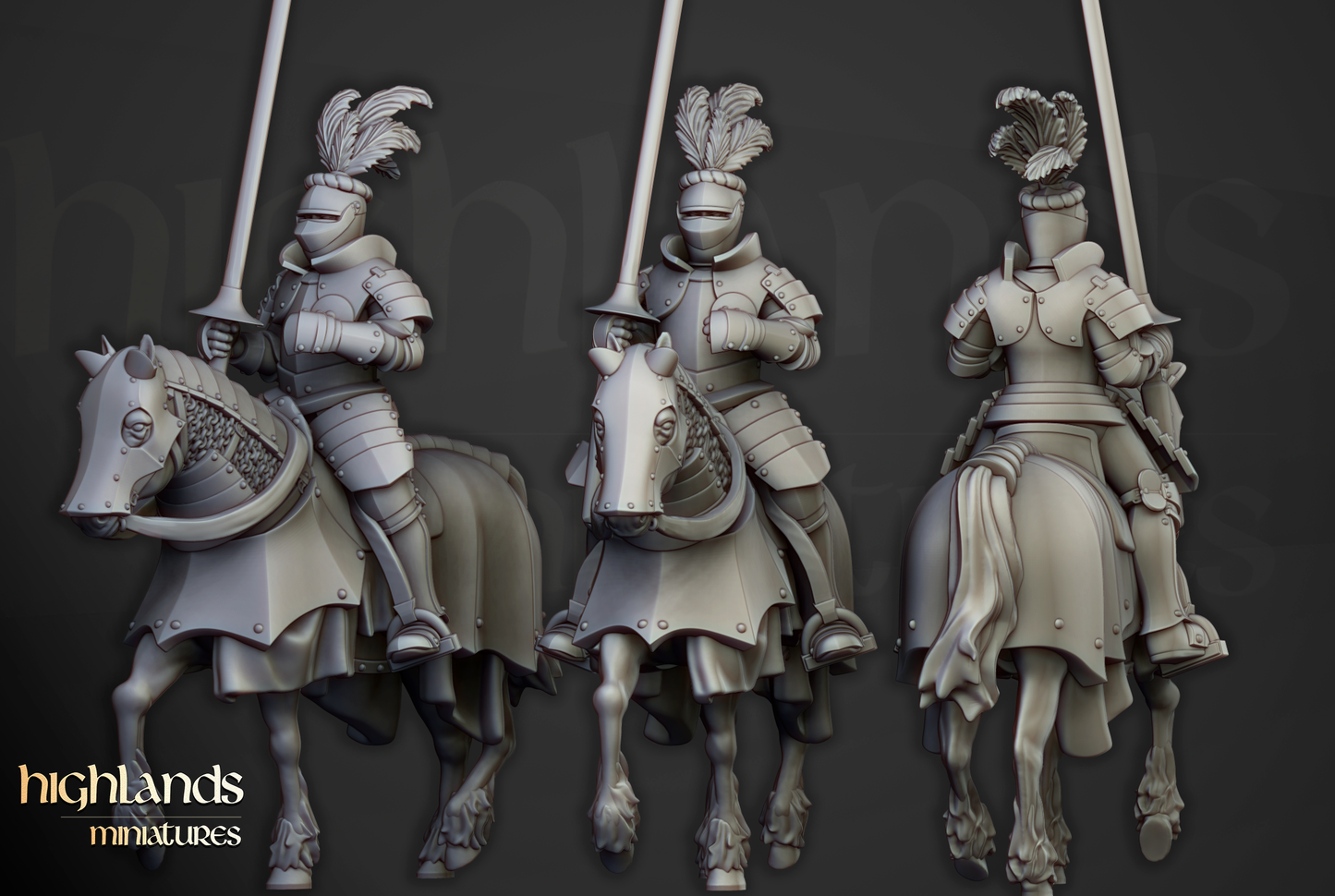 Sunland Knights on Horses - Sunland (old sculpt)