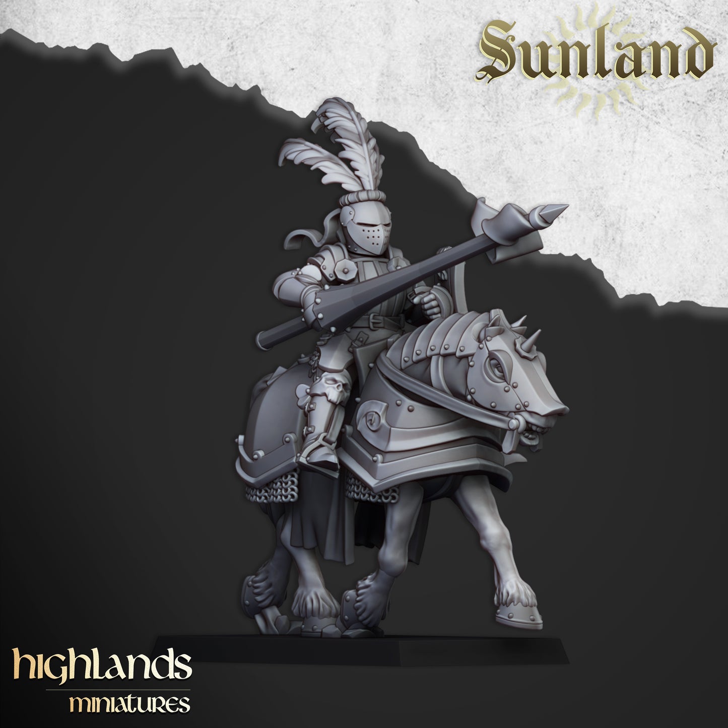 Sunland Cavalry Knights on Horses - Sunland (new sculpt)