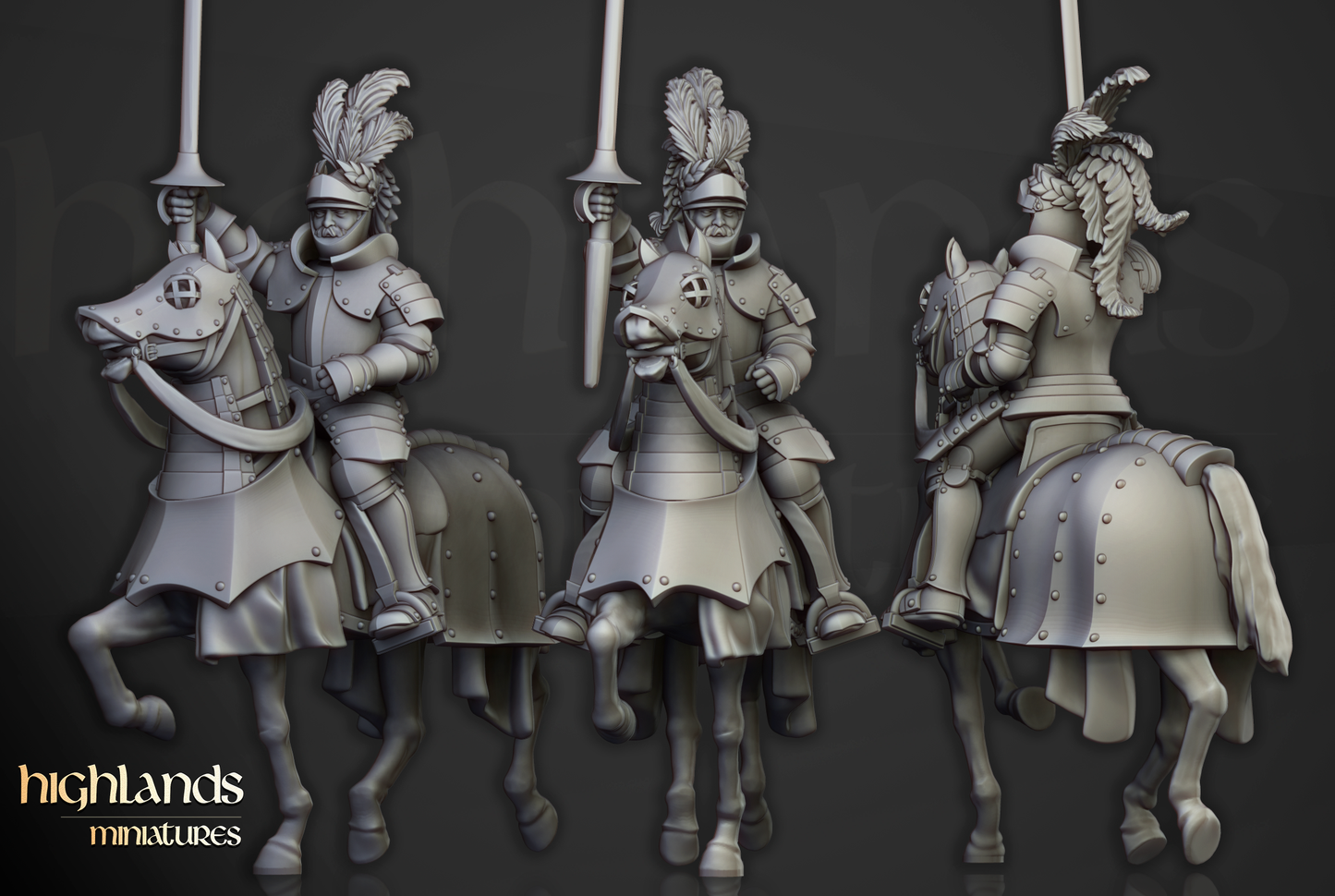 Sunland Knights on Horses - Sunland (old sculpt)