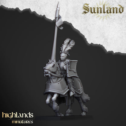 Sunland Cavalry Knights on Horses - Sunland (new sculpt)