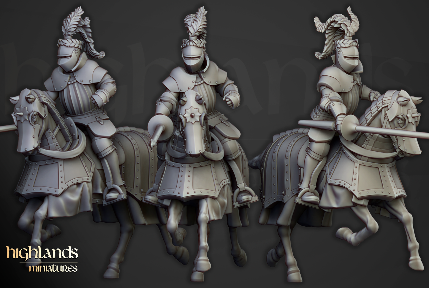 Sunland Knights on Horses - Sunland (old sculpt)