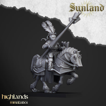 Sunland Cavalry Knights on Horses - Sunland (new sculpt)