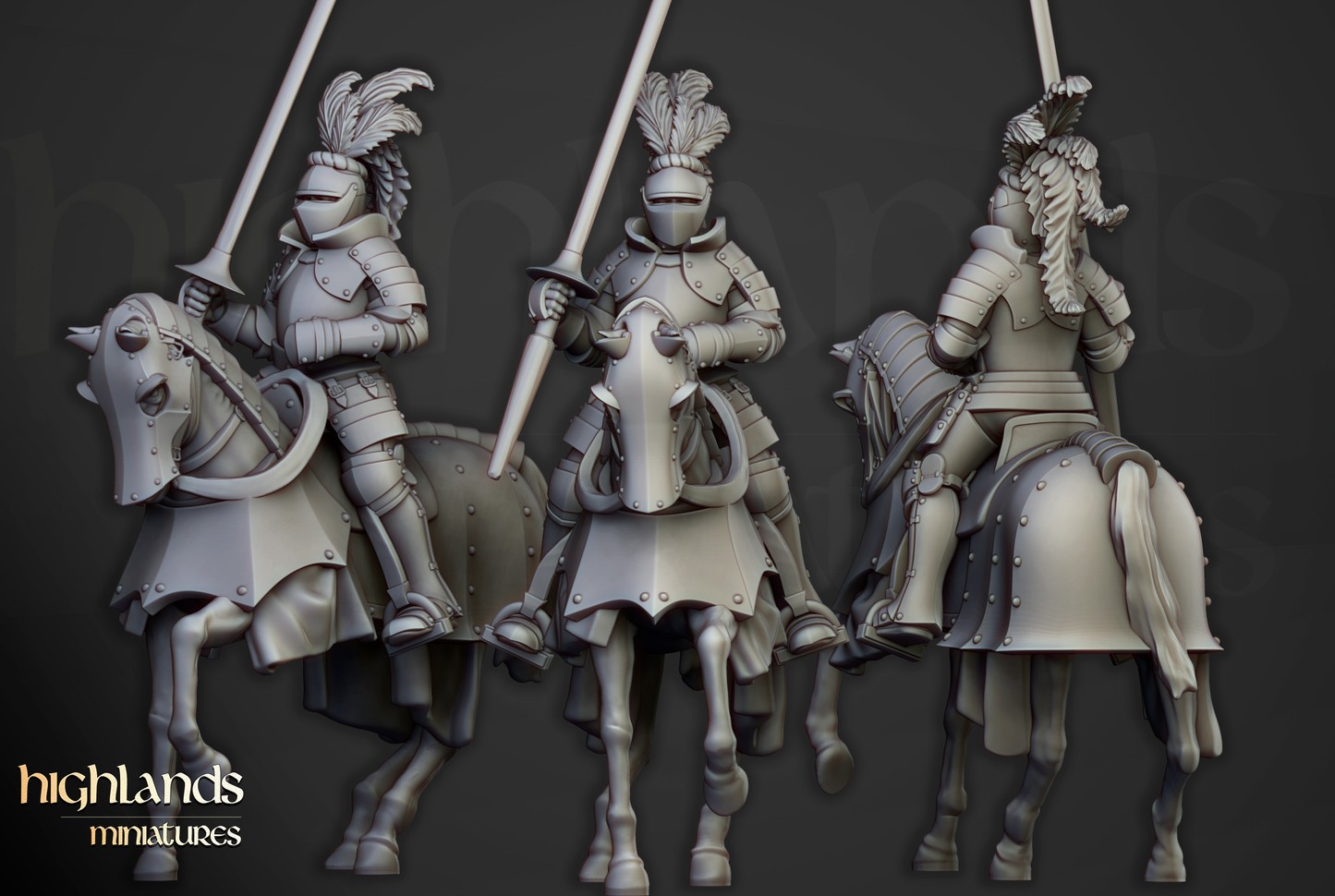 Sunland Knights on Horses - Sunland (old sculpt)