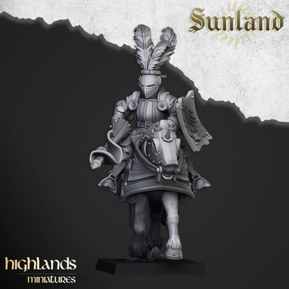 Sunland Cavalry Knights on Horses - Sunland (new sculpt)