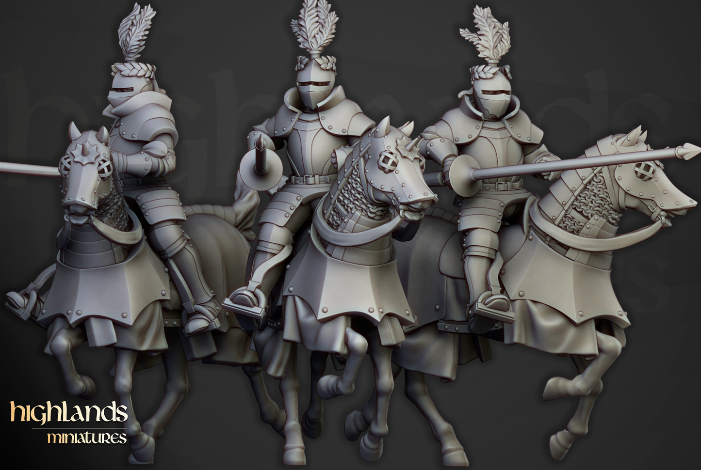 Sunland Knights on Horses - Sunland (old sculpt)