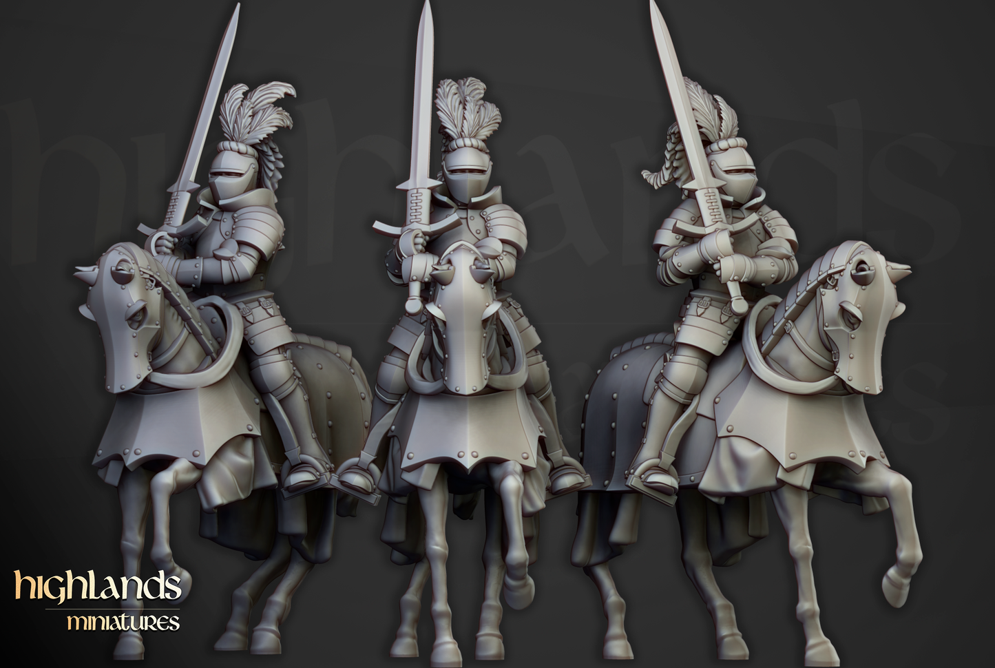 Sunland Knights on Horses - Sunland (old sculpt)