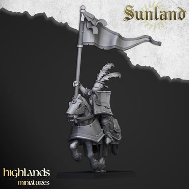 Sunland Cavalry Knights on Horses - Sunland (new sculpt)