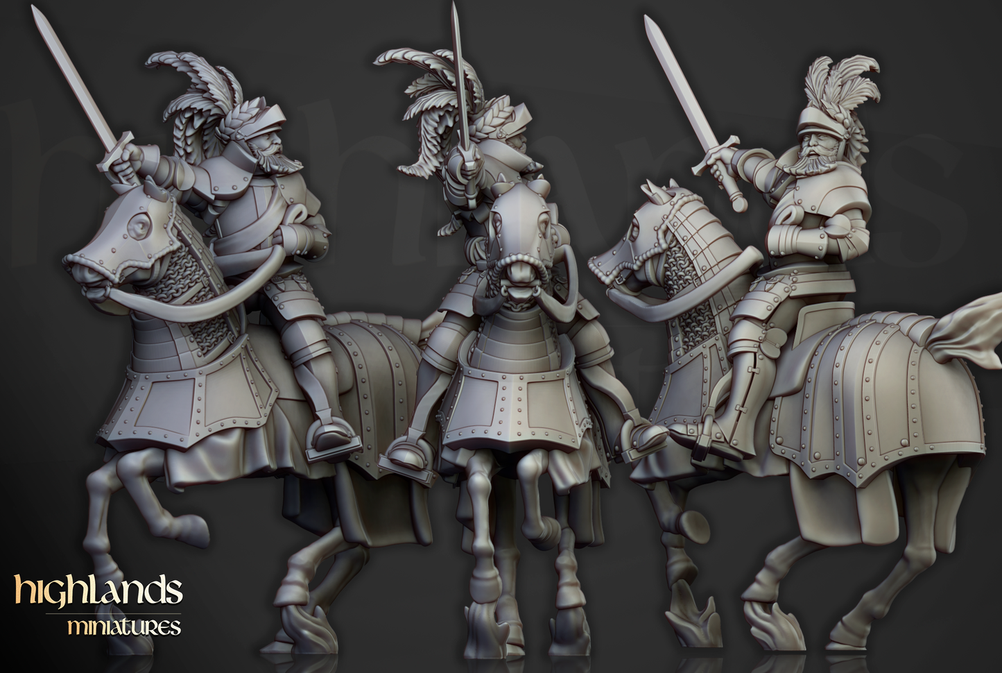 Sunland Knights on Horses - Sunland (old sculpt)