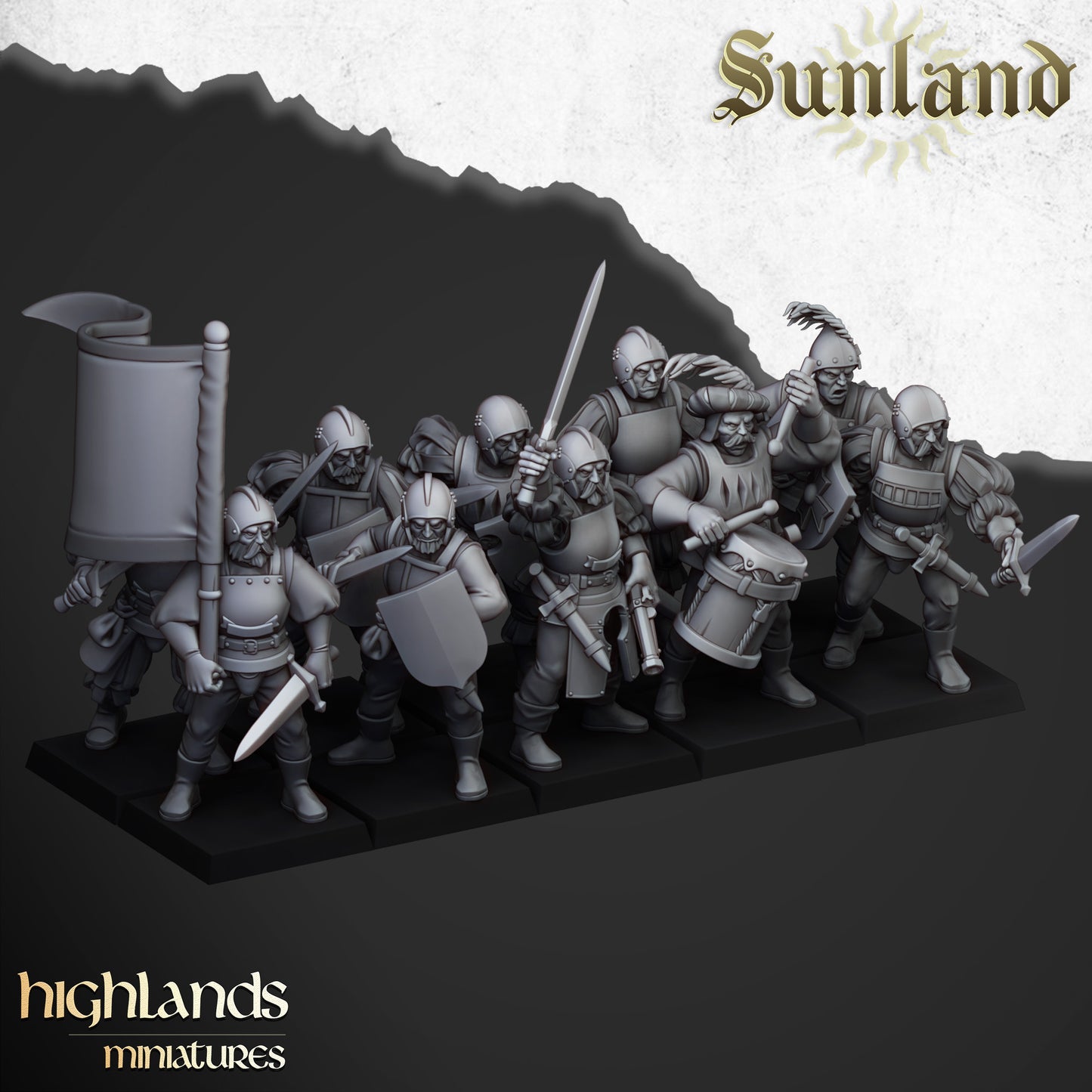 Sunland Troops with Swords - Sunland