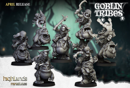 Swamp Goblin Frog Riders - Goblin Tribes