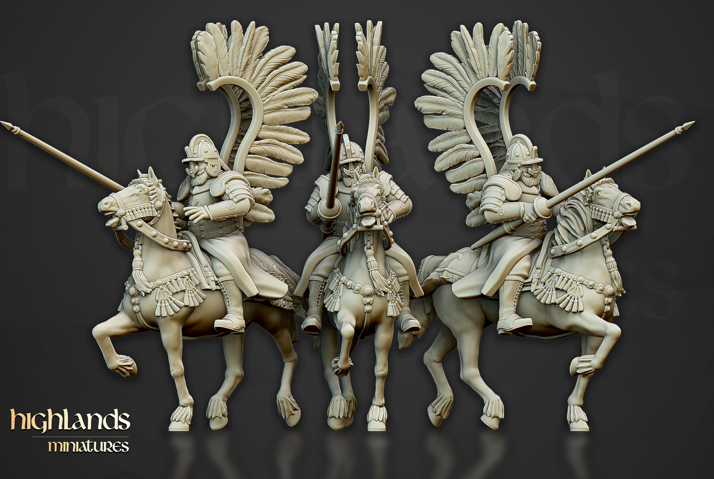 Winged Hussars of Volhynia with Spears