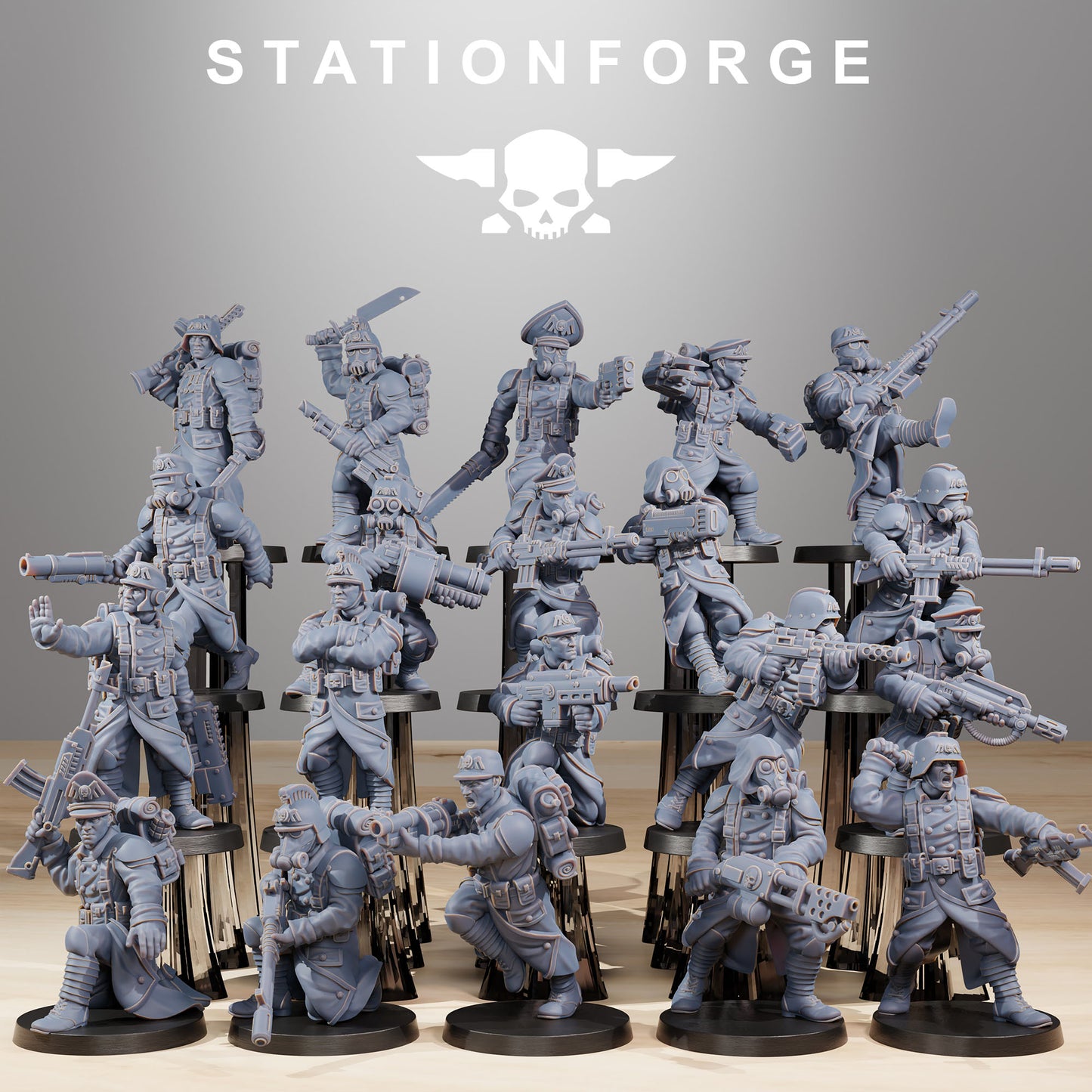 GrimGuard Builder Kit - Bodies & Backpacks - GrimGuard