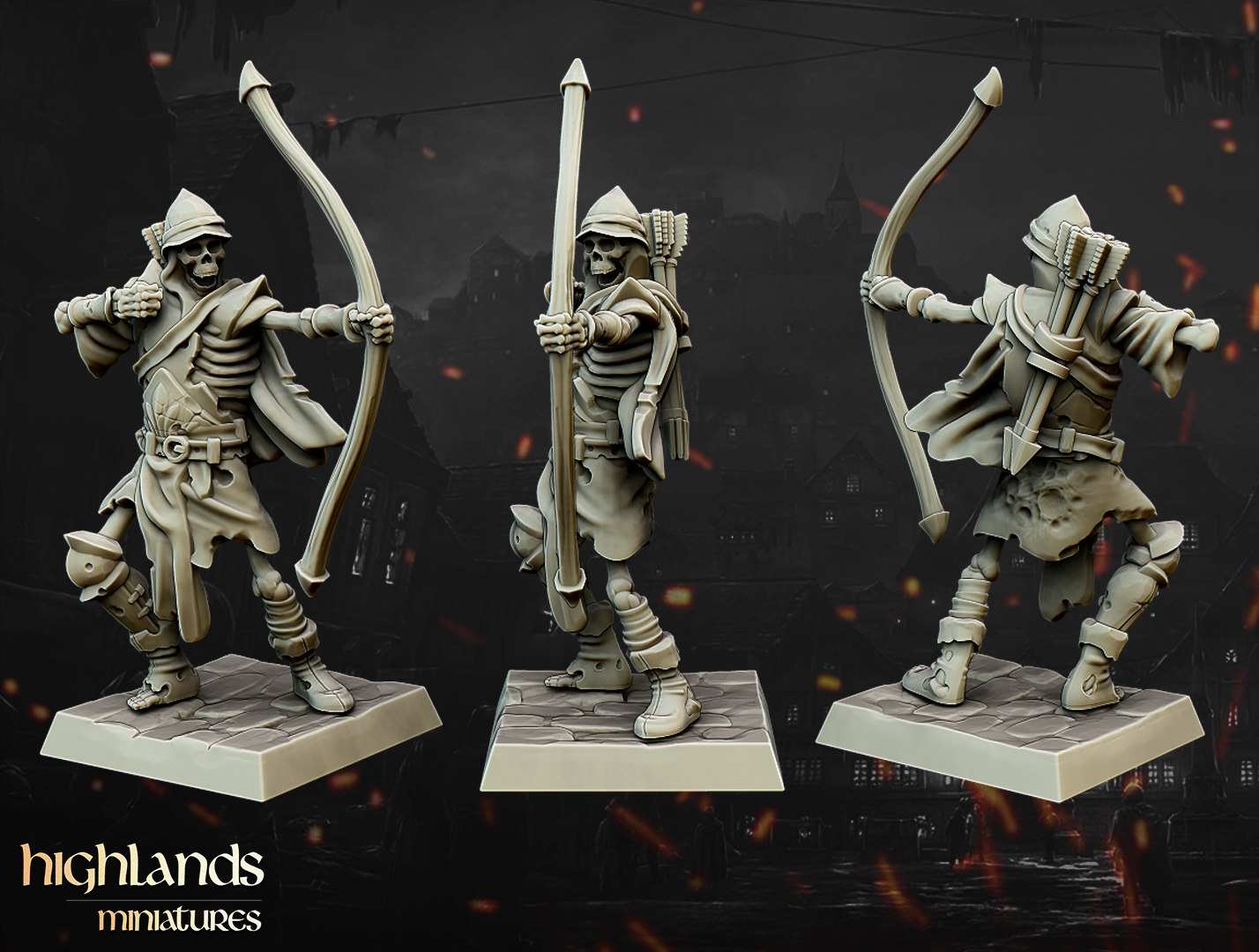 Undead Archers - Highlands Miniatures