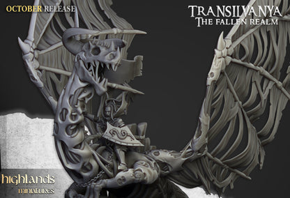 Vampire Lady on Zombie Dragon - Transilvanya - The Fallen Realm